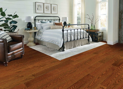 Timberbrushed Red Oak Solid in Changing Season 5"