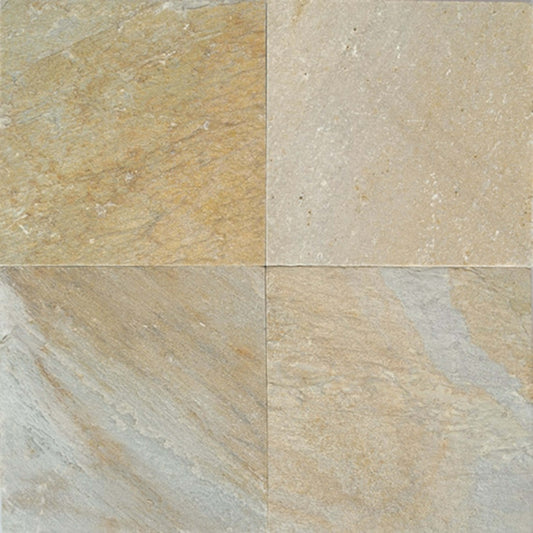 Slate in Golden Sun-12x12 Natural Stone