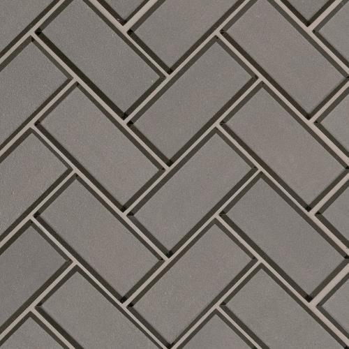 Champagne in Bevel Herringbone 2x4 Glass Tile