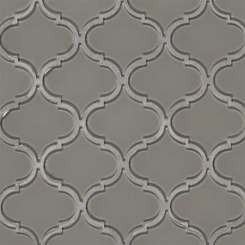 Pebble in Arabesque Glass Tile