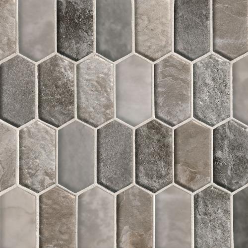 Savoy in Picket Pattern Glass Tile