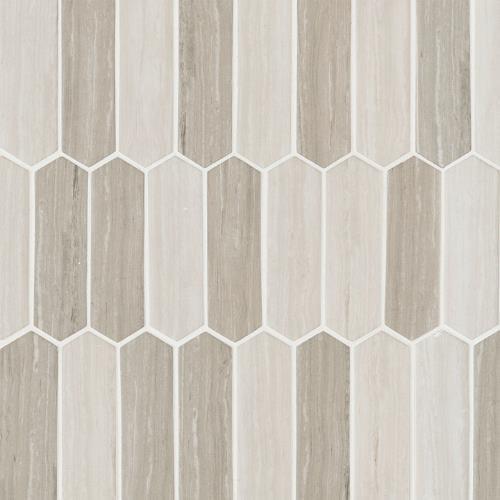 Silva Oak in Picket Glass Tile