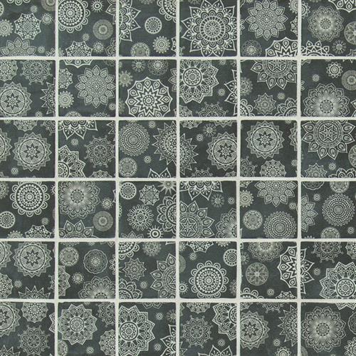 Santiago in Emerald Black Glass Tile