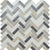 Serentina in Tranquility Random Linear Glass Tile