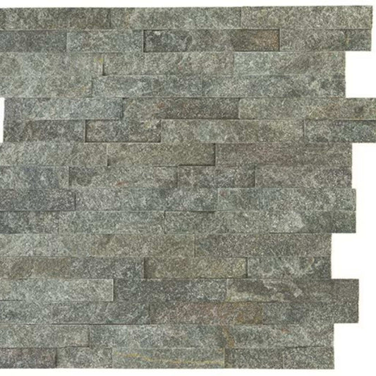 Stacked Stone in Beijing Green Natural Stone