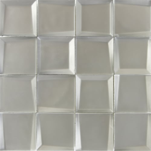 Sideview Glass in Tungsten 3"x3" Matte