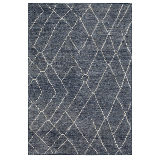 Spartel Blue Steel in Blue Steel Area Rugs