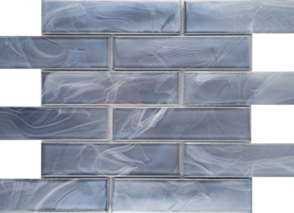 Splash in Blue / 2" X 4" Beveled