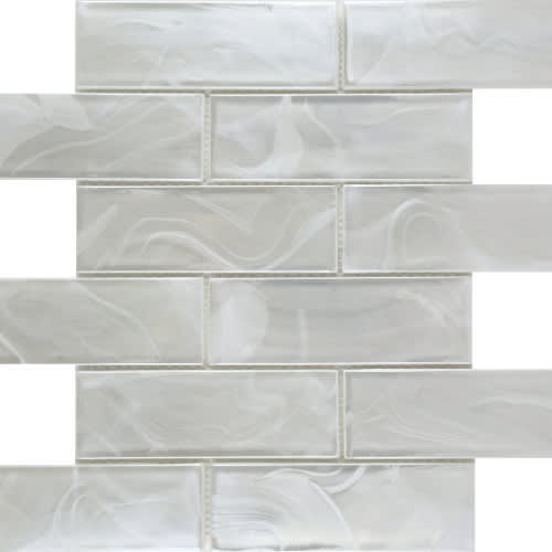 Splash in White / 2" X 4" Beveled