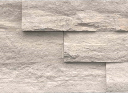 Structure in Structure Stacked Ledger Cream (Limestone) 6” X 24”