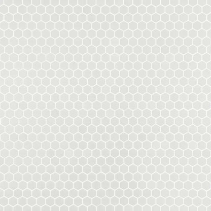 Strut Mosaic in White Glass Tile