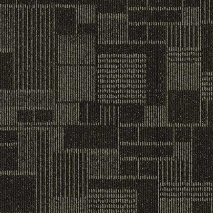 Checkmate in Brown Grizzly Carpet Tile