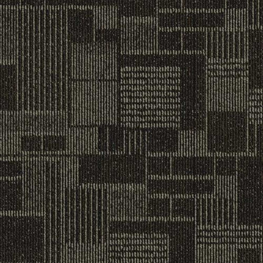 Checkmate in Brown Grizzly Carpet Tile