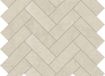 Tierra Halo in Herringbone Mosaic Honed