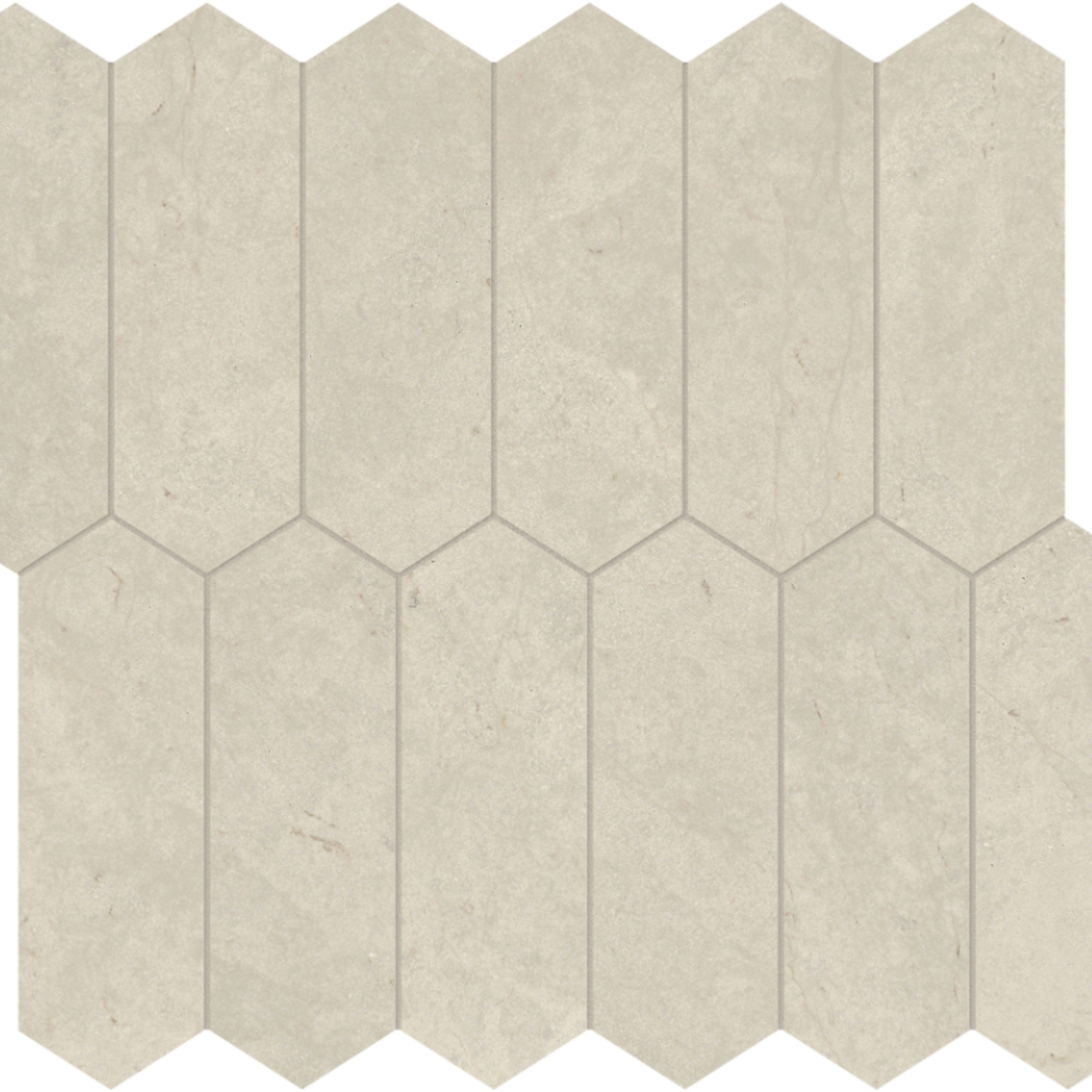 Tierra Halo in Picket Mosaic Honed Natural Stone