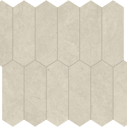 Tierra Halo in Picket Mosaic Honed Natural Stone