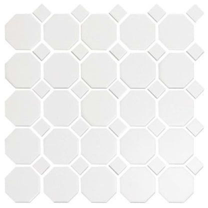 CC Mosaics Collection in Snow White Tile