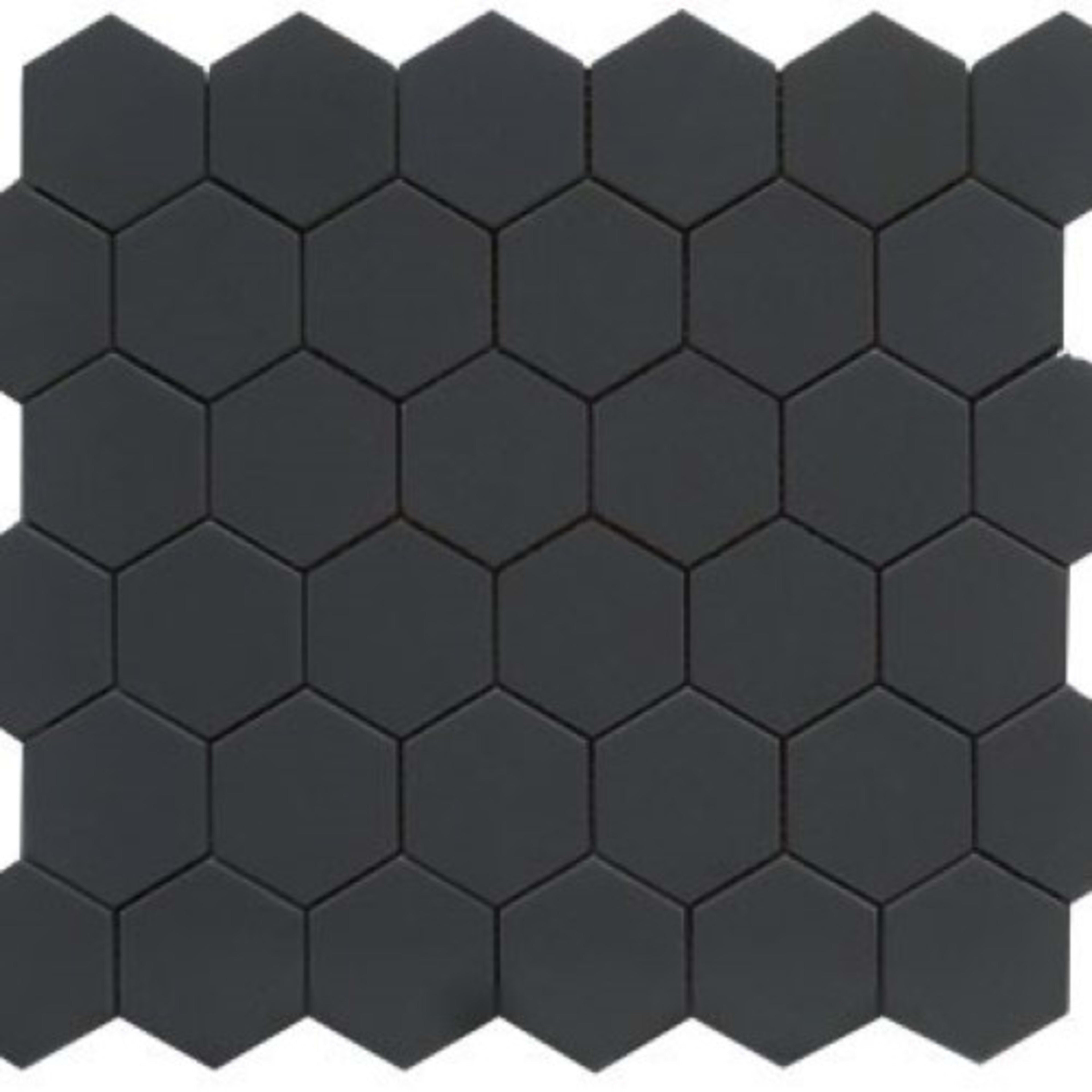 CC Mosaics Collection in Black Matte Tile