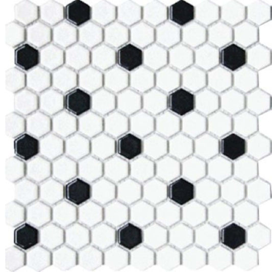 CC Mosaics Collection in Black & White Tile