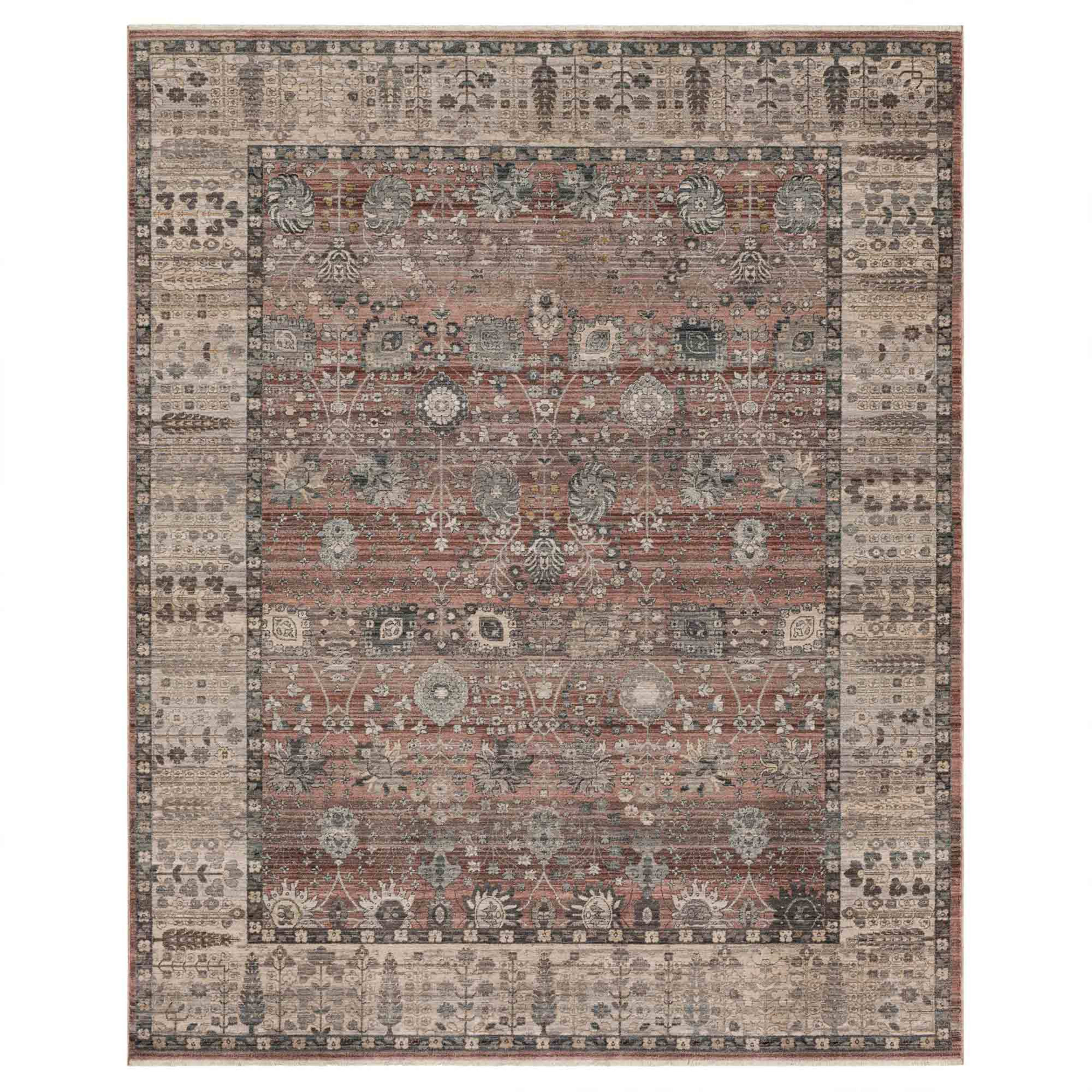 Tesorino Pudra in Pudra 6'7"x9'6" Area Rugs