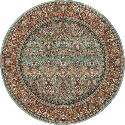 Tigris Aquamarine in Aquamarine Area Rugs