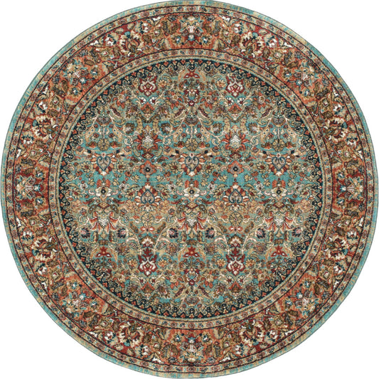 Tigris Aquamarine in Aquamarine Area Rugs