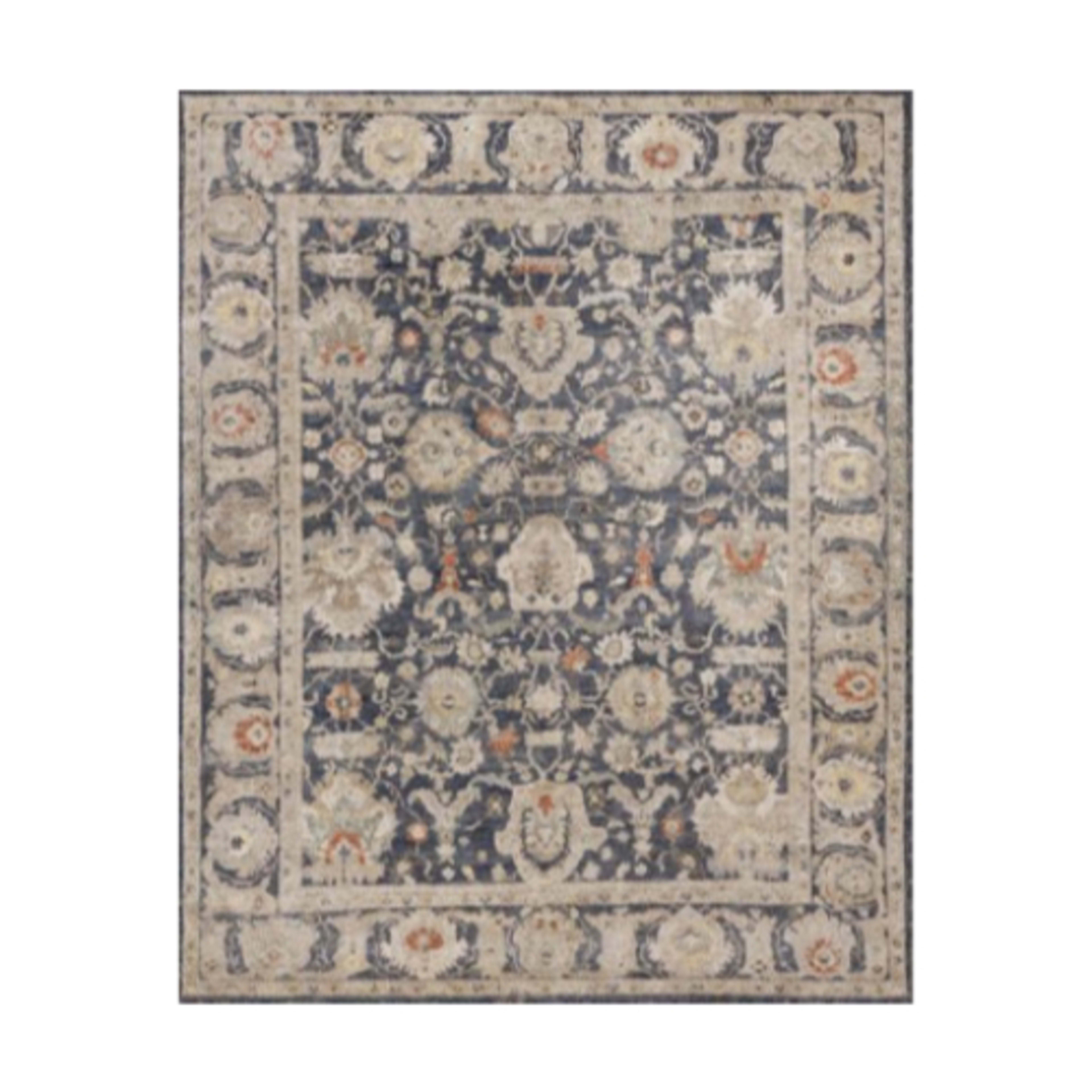 Tinley-Ulyana Navy in Navy Area Rugs
