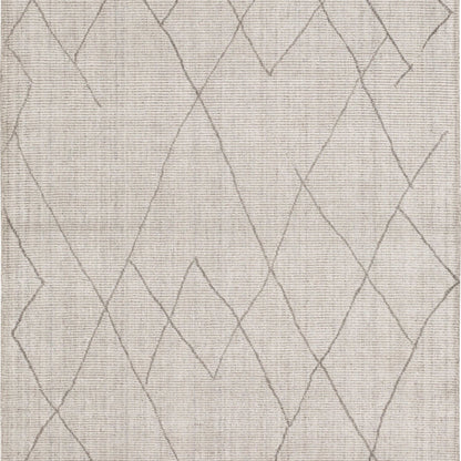 Tribal Diamond Silver in Silver Area Rugs