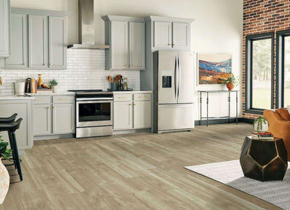 American Charm 6 Mountain Cherry in Killington Beige 6" X 36"