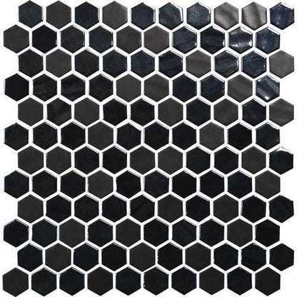 Uptown Glass in Ebony Glass Tile