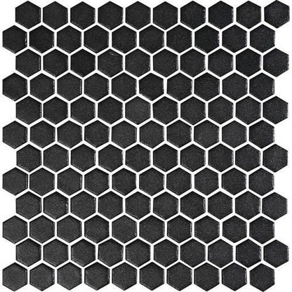 Uptown Glass in Matte Ebony Glass Tile