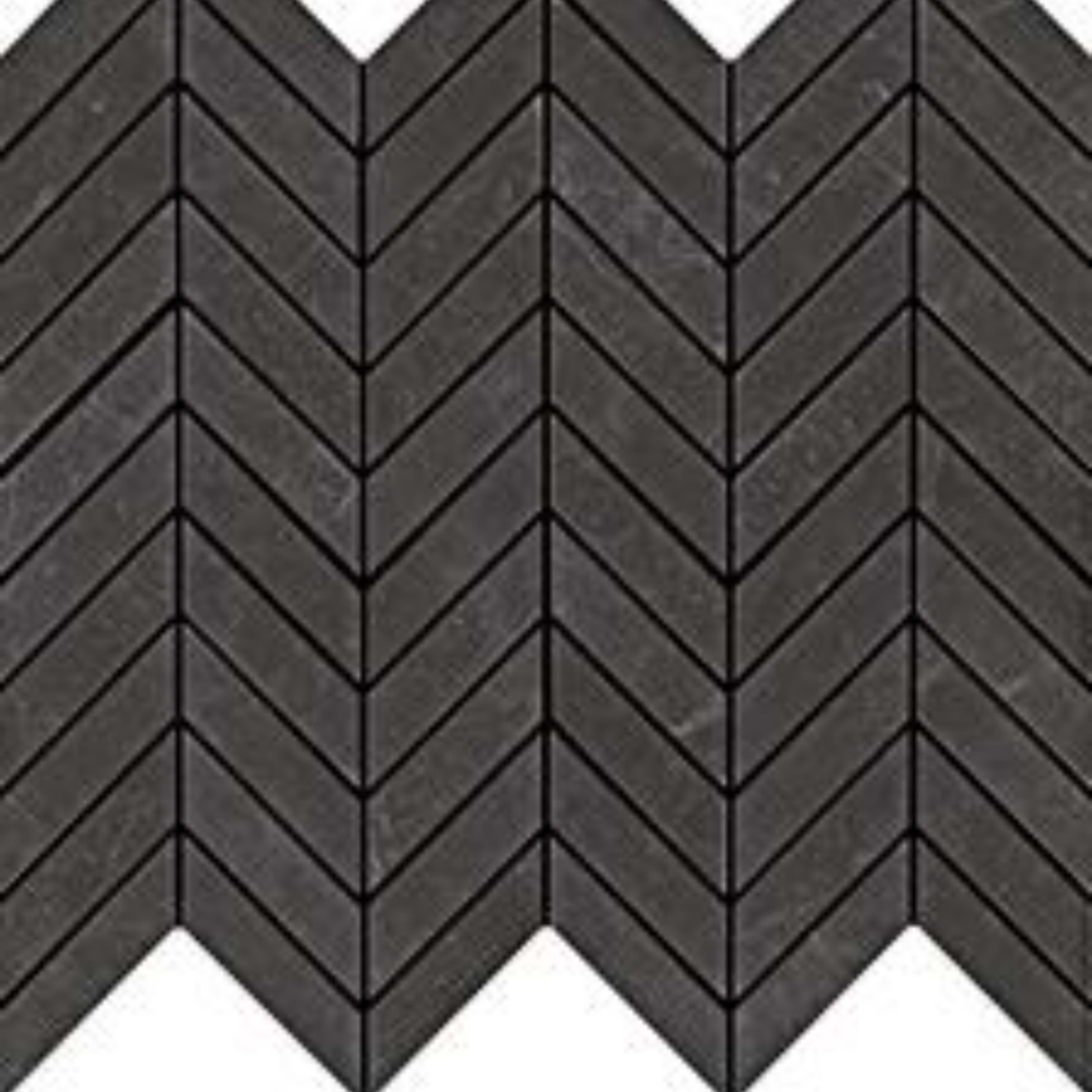 Absolute Slate in Black-Freccia Mosaic Tile