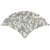 Fantasy in Moderne Fanfare Glass Tile