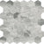 Volcana Notte in Hexagon Mosaic Honed Natural Stone