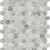 Volcana Notte in Penny Round Mosaic Honed Natural Stone