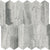Volcana Notte in Picket Mosaic Honed Natural Stone