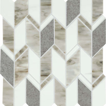 Chadwick in Light Mix Arrow Glass Tile