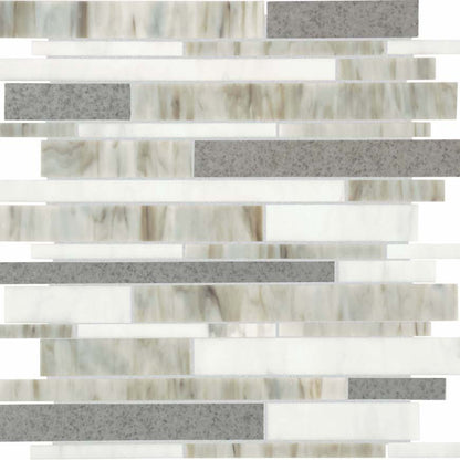 Chadwick in Light Mix Stack Glass Tile