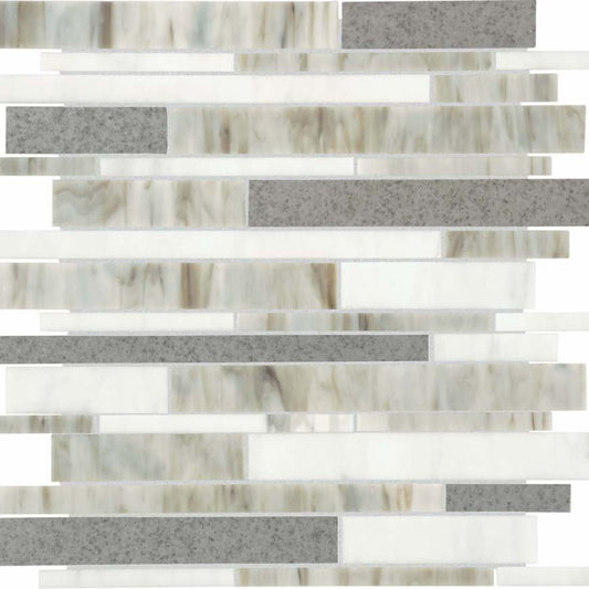 Chadwick in Light Mix Stack Glass Tile