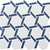 Maja in Ocean Hex Wheel Glass Tile