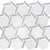 Maja in Wave Hex Wheel Glass Tile