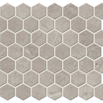 Peabody in Medium Gray Hexagon Tile