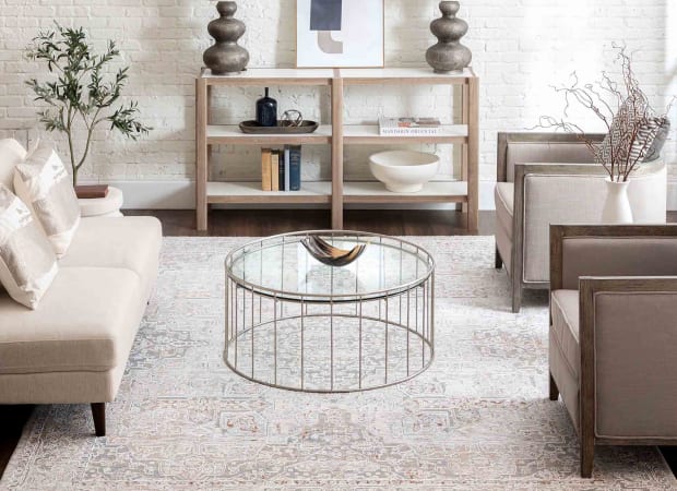 Via Salaria Cream Beige in Cream Beige 10'X13'6"