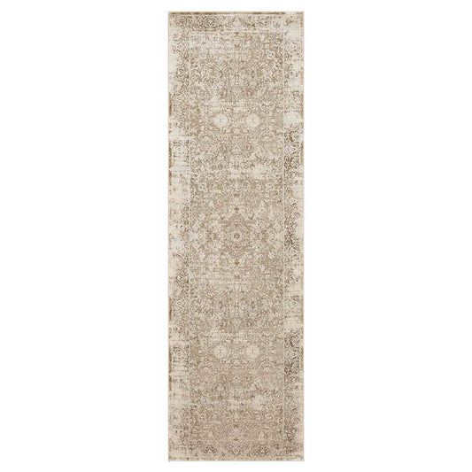 Vinci Cream in Cream 2'6"x8' Area Rugs
