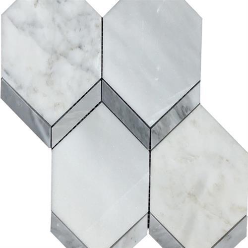 Intrigue in Picket Marble Tile