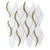 Dazzle in Symmetry Gold Glass Tile