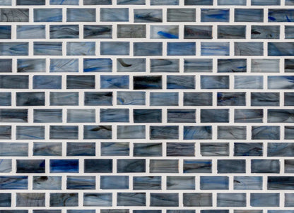 Water Ripple Mosaic in Blue