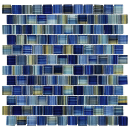 Splash in Neptune Seas 1×1 Glass Tile