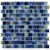 Splash in Neptune Seas 1×1 Glass Tile