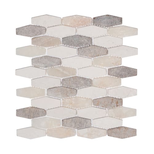 Honeycomb Tile in Beach Mix - Natural